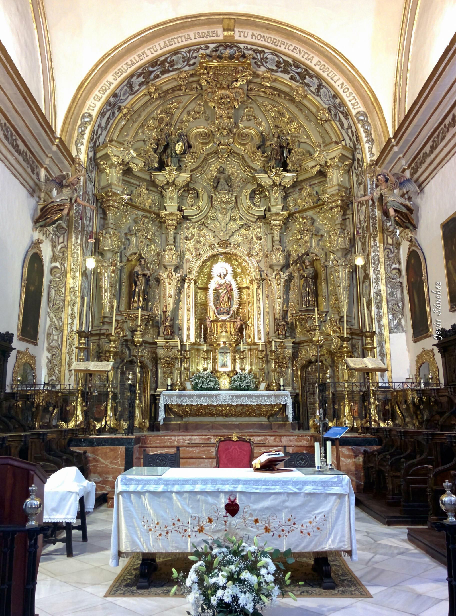 Retablo de la parroquia de Galaroza.