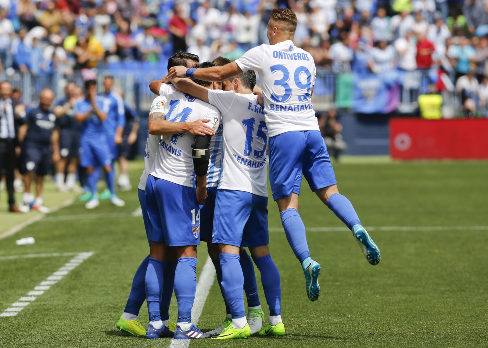 Las imágenes del Málaga-Valencia