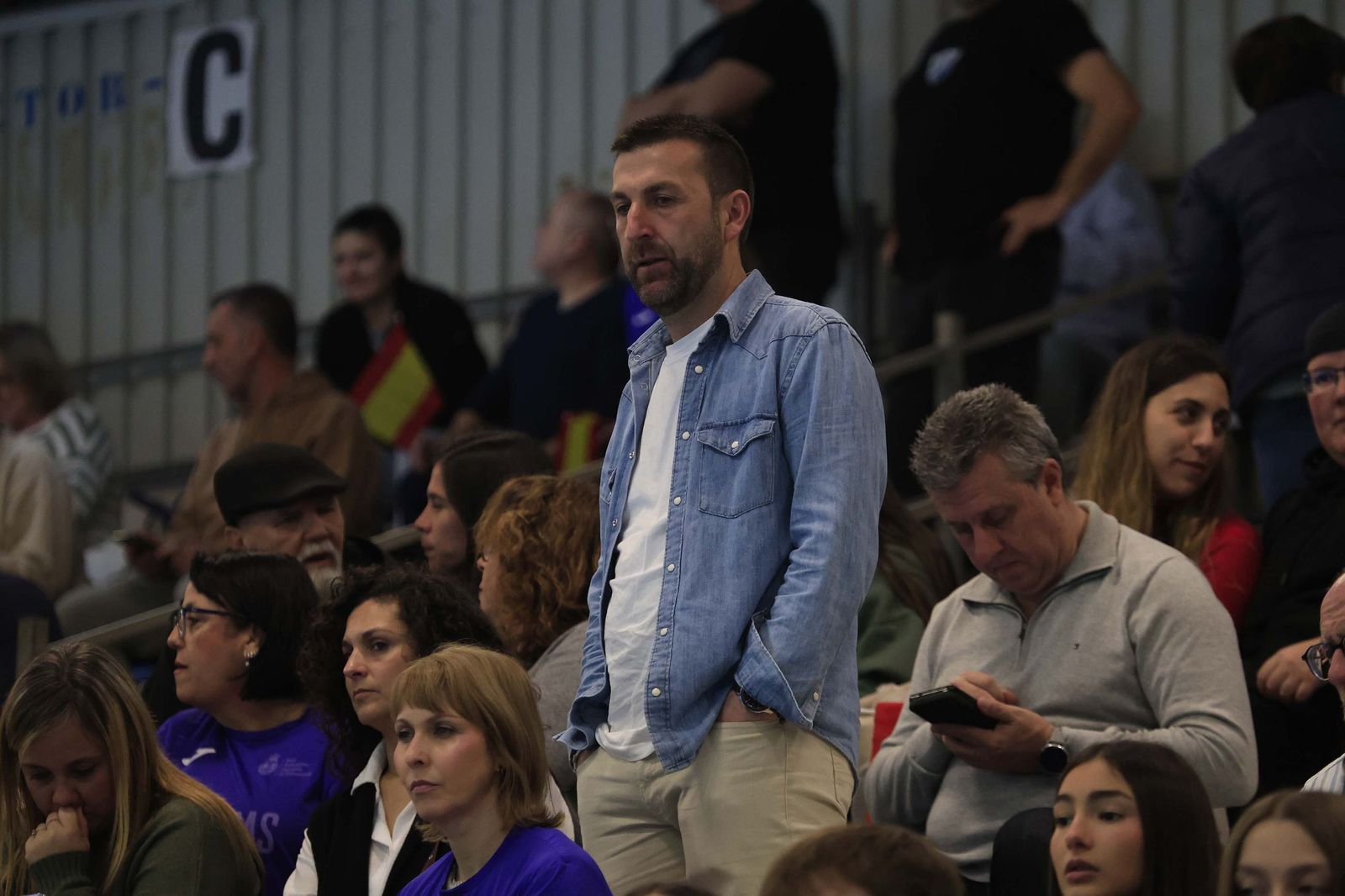 Búscate en el Juan Carlos Mateo de Algeciras durante el España-Austria del preeuropeo  femenino