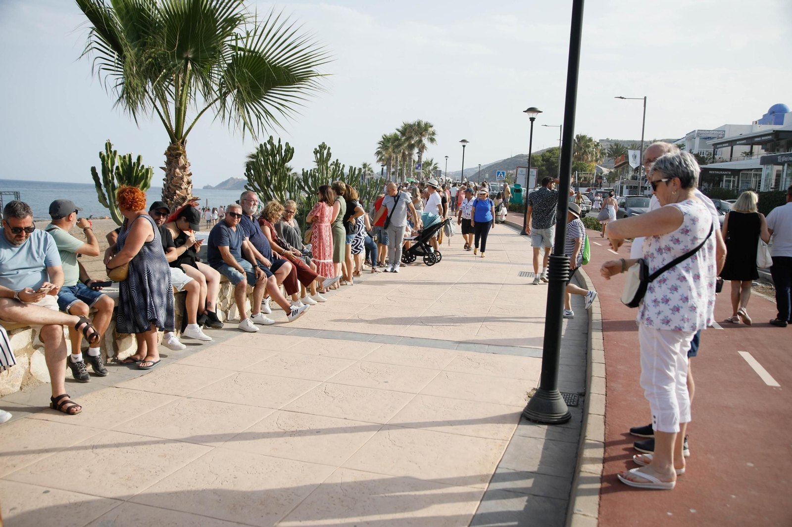 La carrera de cintas y la exhibición de caballos de los Moros y Cristianos de Mojácar, en imágenes