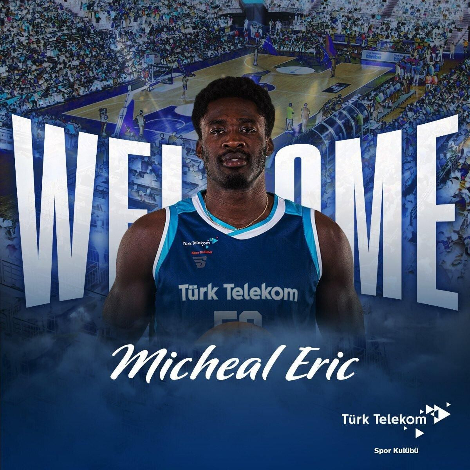 La imagen con la que el club turco anunció el fichaje de Eric.