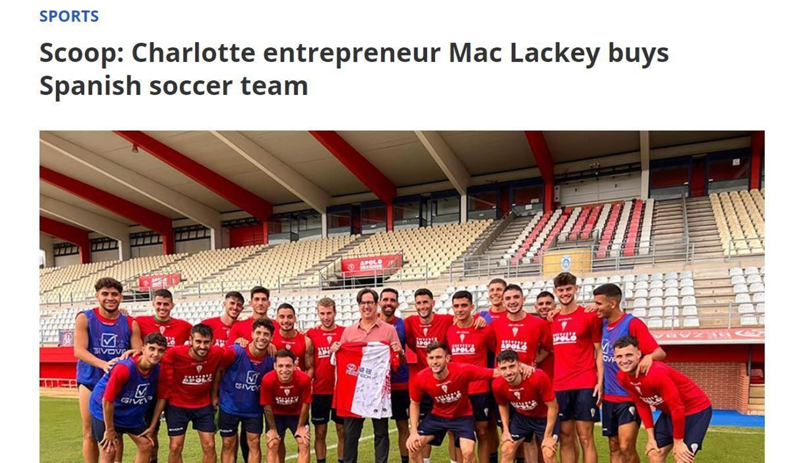 Noticia del Charlotte Axios.