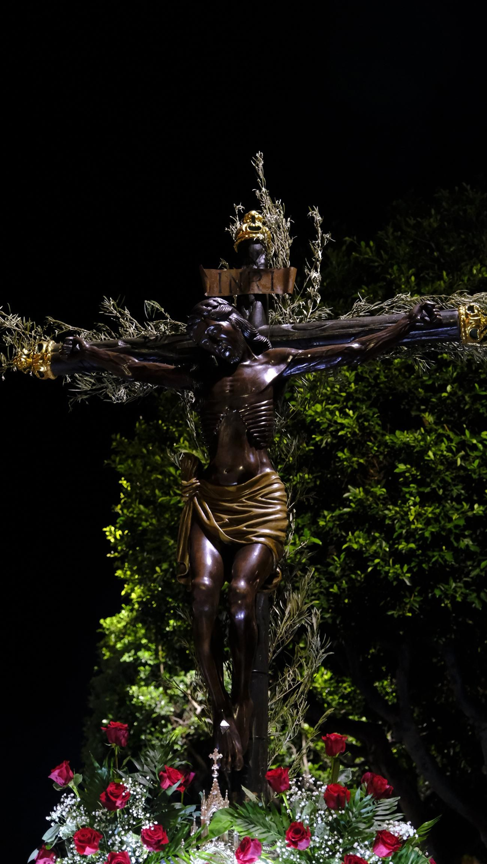 Las imágenes del Vía Crucis del Cristo de la Escucha
