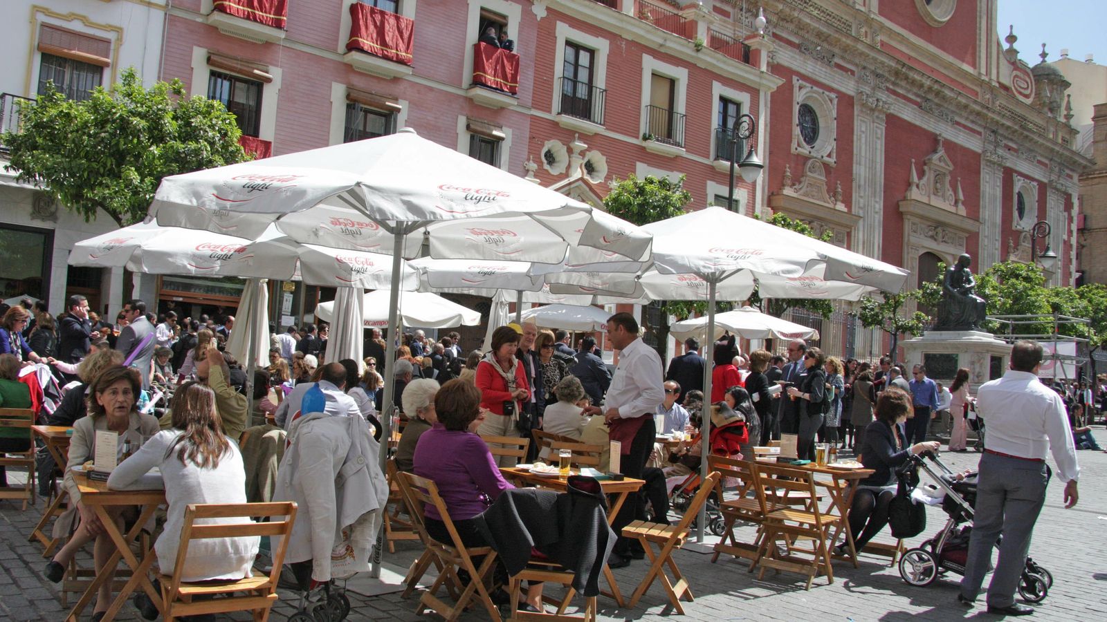 Imagen reciente de la Plaza del Salvador