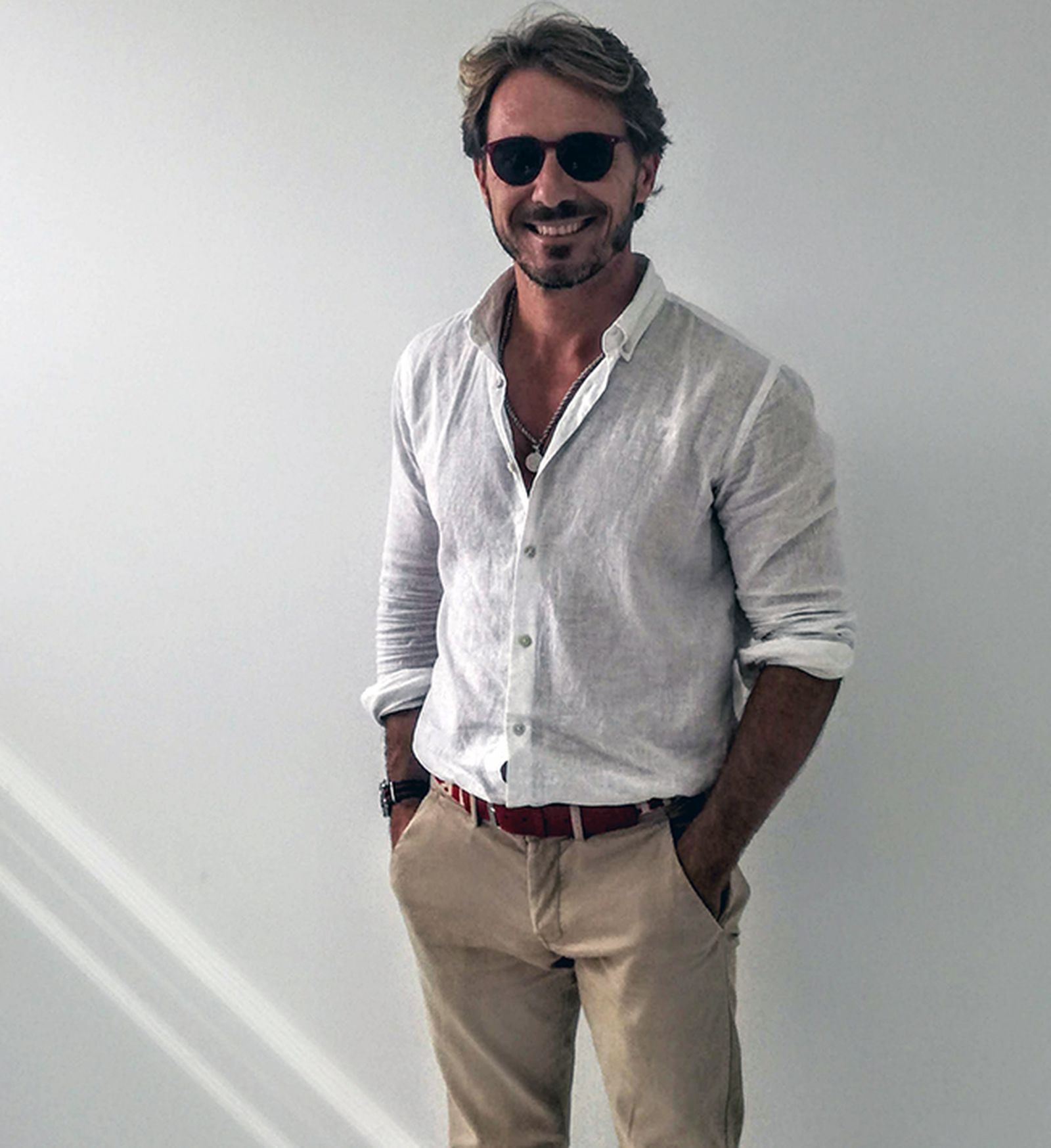 José Antonio Núñez posando para la entrevista.