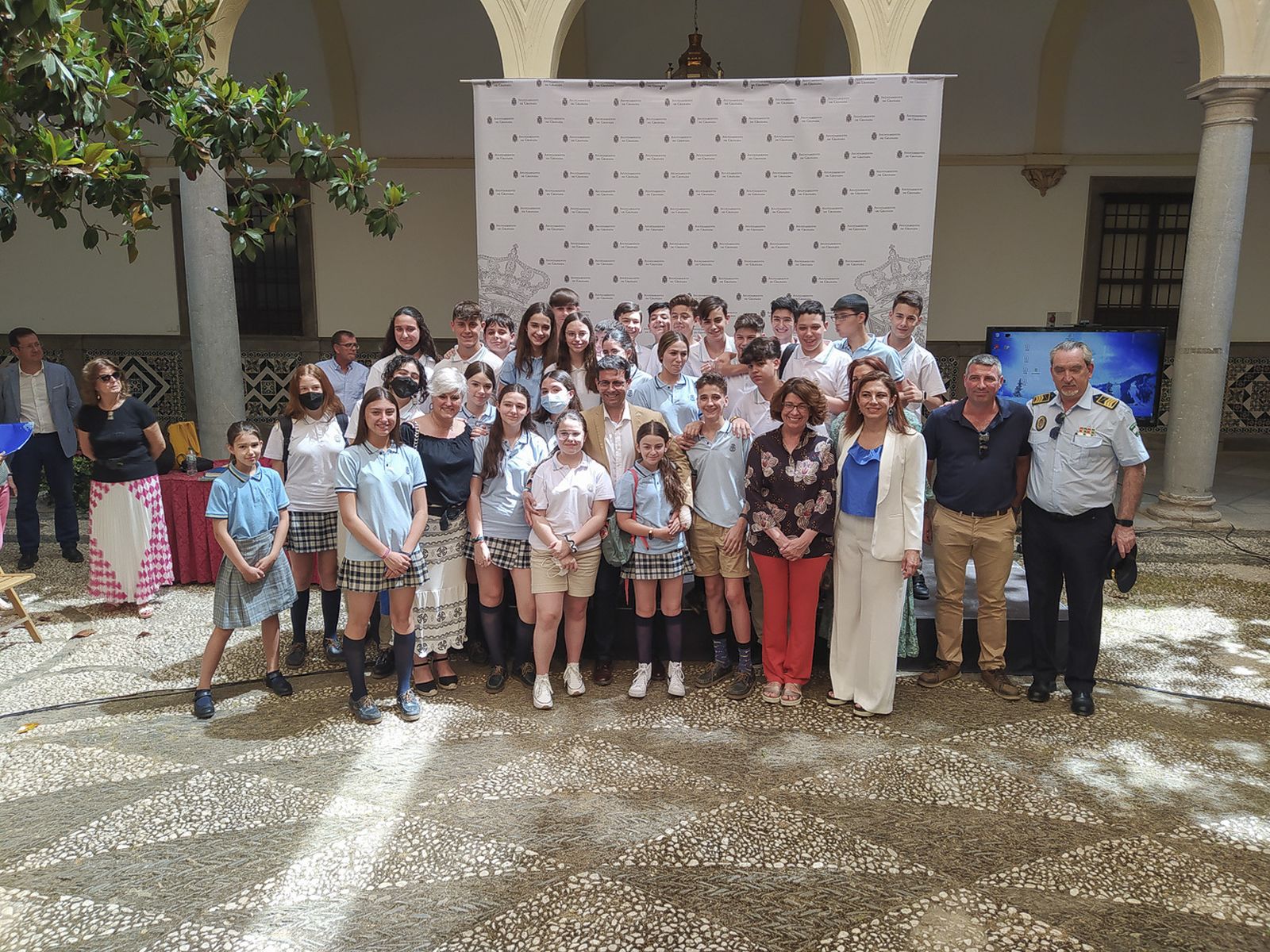 Foto de familia de los concursantes.