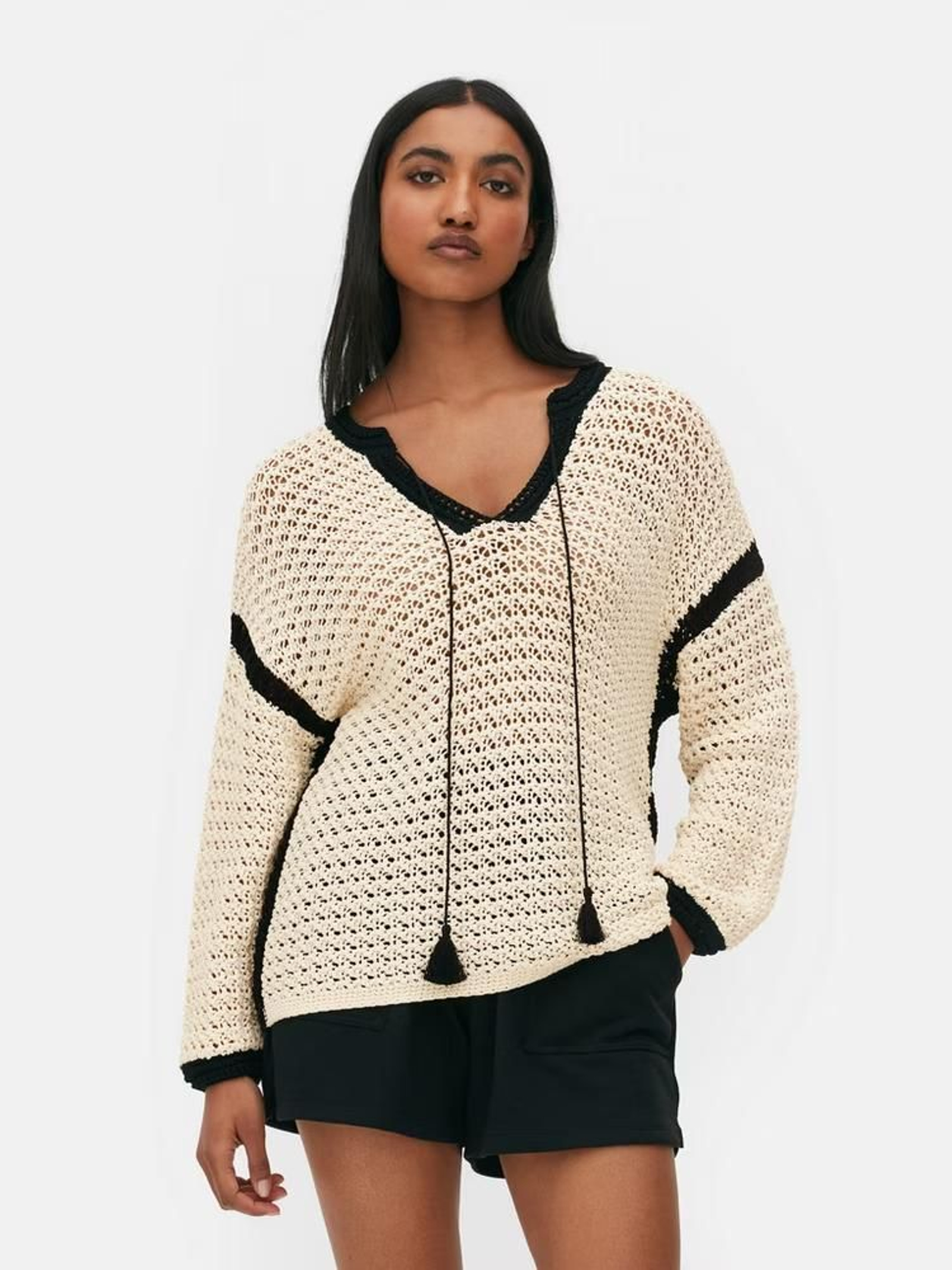 Túnica de crochet de Primark.