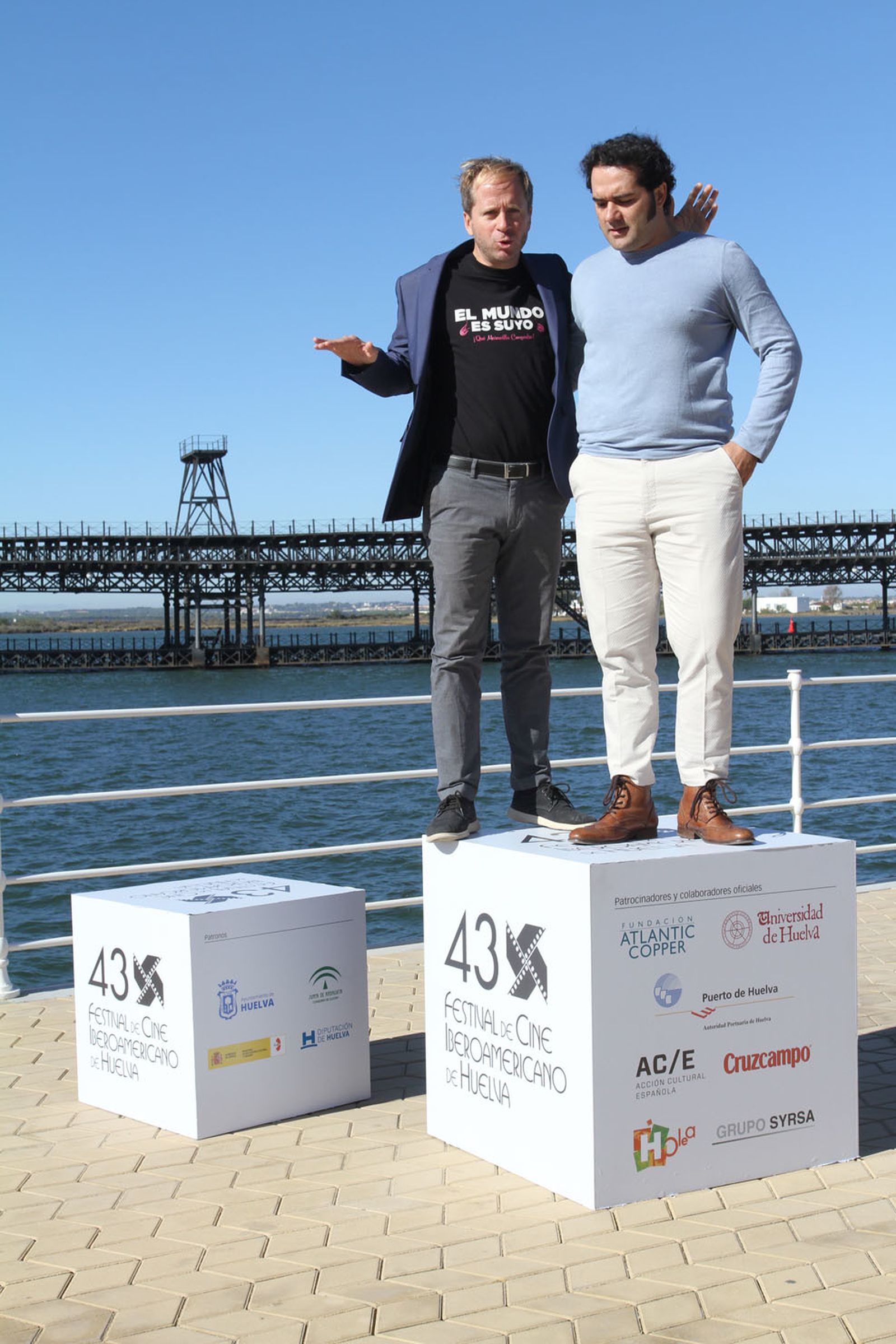 Alfonso Sánchez y Alberto López Premio Luz del Festival de Cine Iberoamericano de Huelva