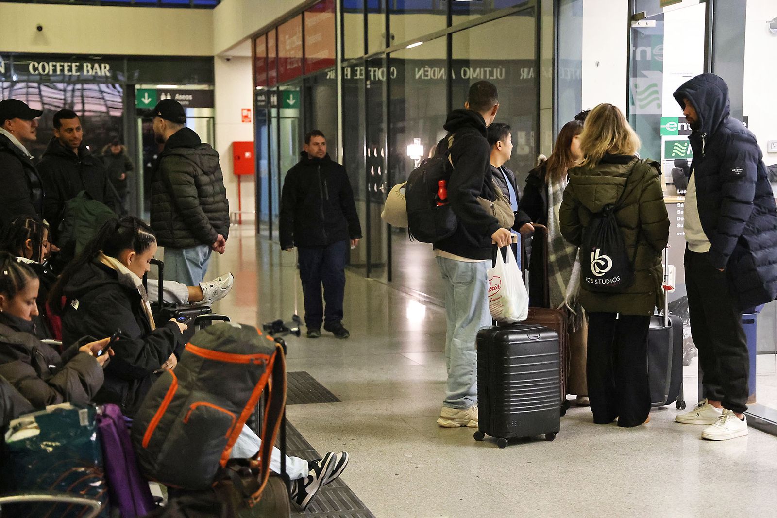 La estación de Huelva la mañana siguiente del trágico accidente