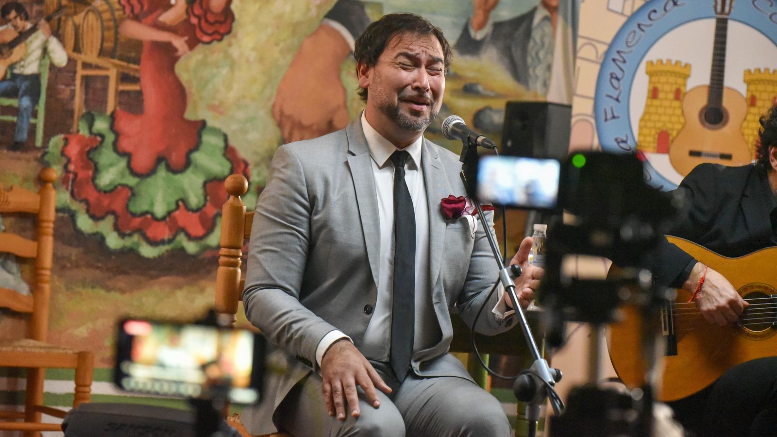 La clausura del Congreso Flamenco Antonio 'El Chaqueta' en La Peña Flamenca Cultural Linense