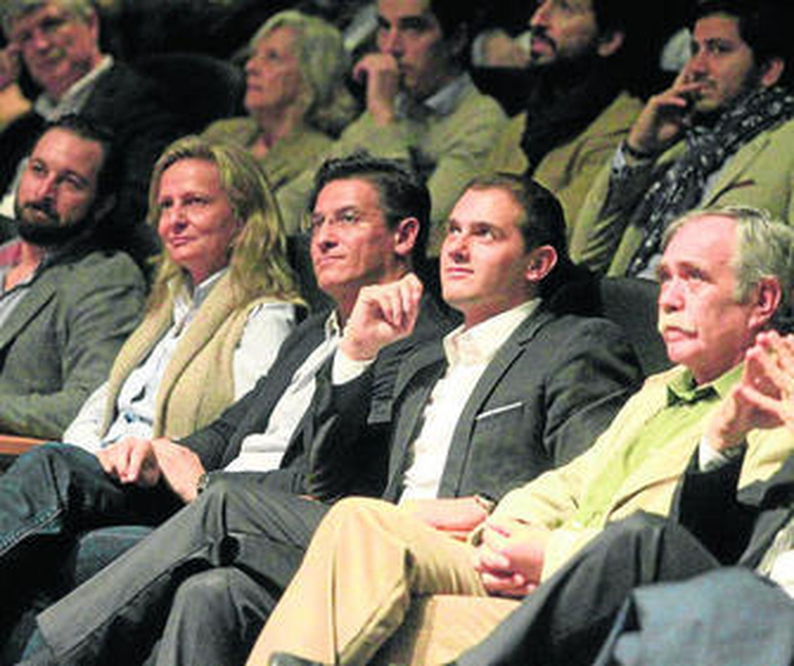 Luis Salvador, junto a Albert Rivera en la presentación del Movimiento Ciudadano este fin de semana.