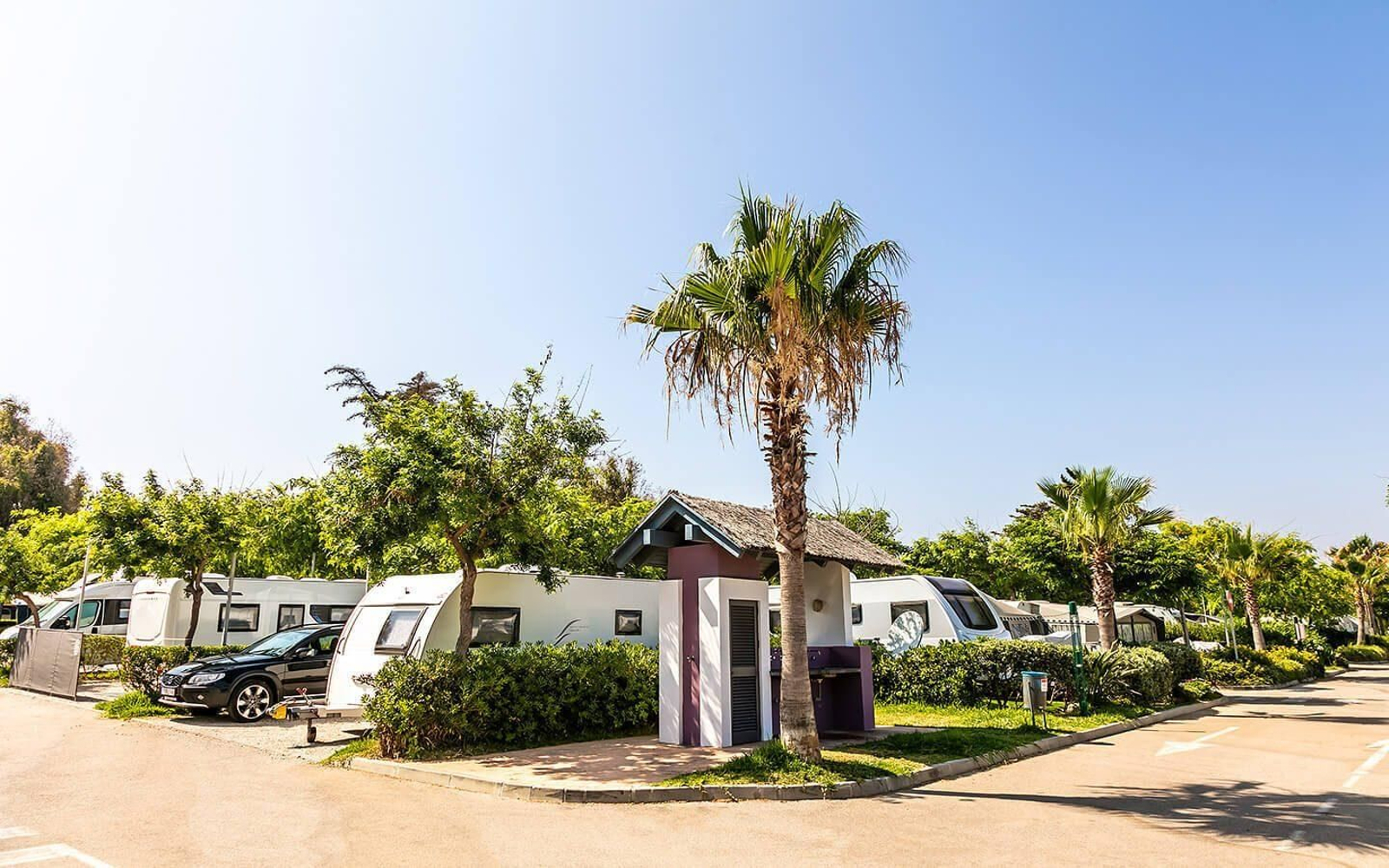 Una vista del Camping La Bella Vista.