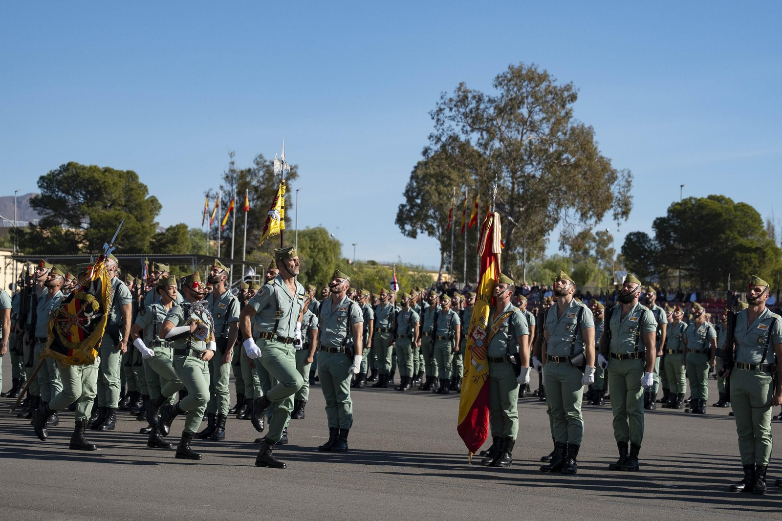 Así conmemora el día de la Inmaculada Concepción la Brigada de la Legión en Almería y despide al contingente que parte a Eslovaquia