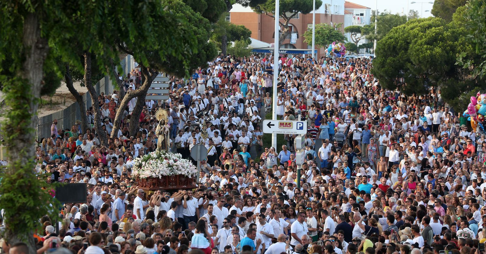 Procesión de la Virgen del Carmen en Punta Umbría