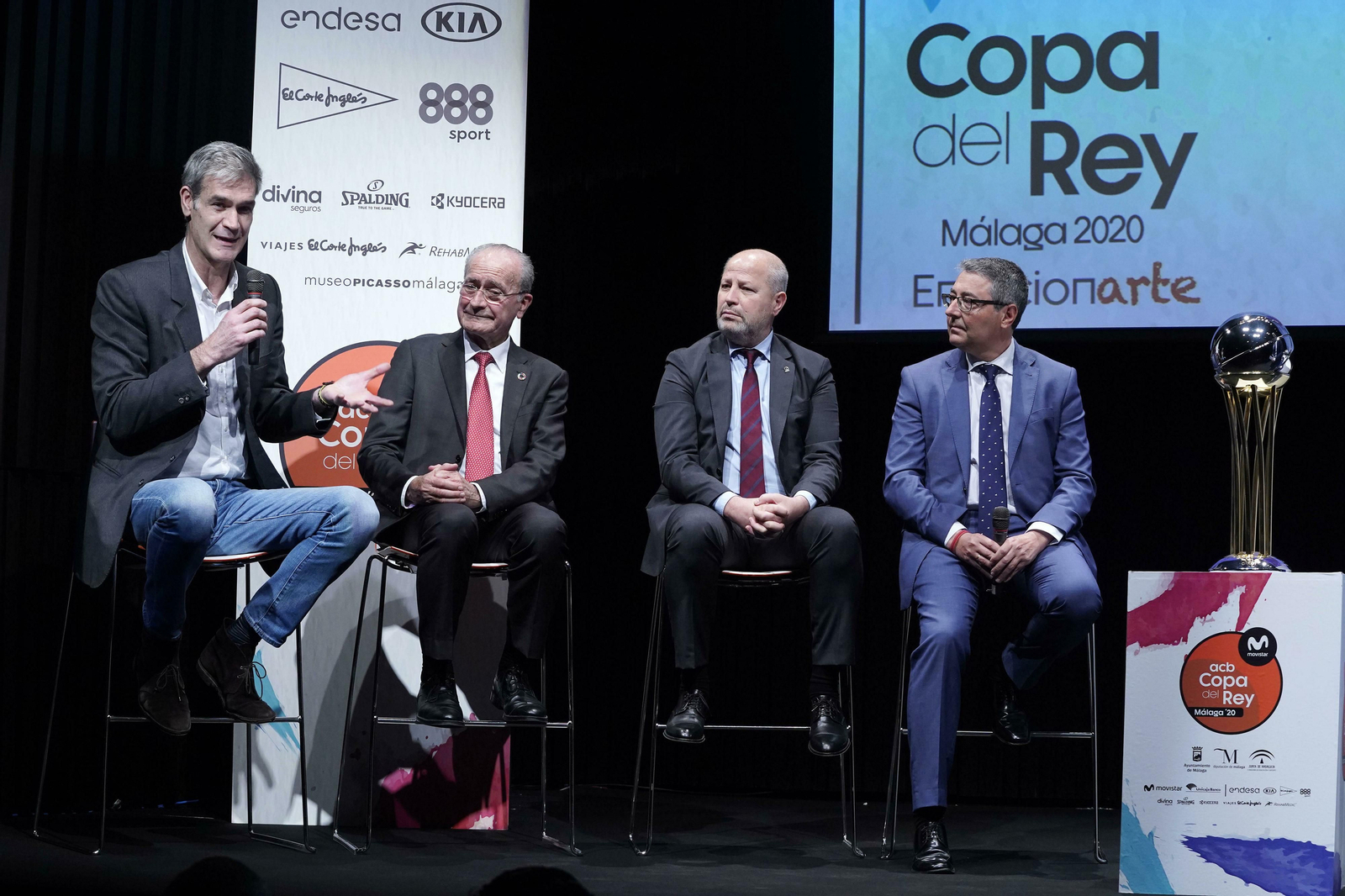 Las fotos del sorteo de la Copa del Rey de Málaga 2020