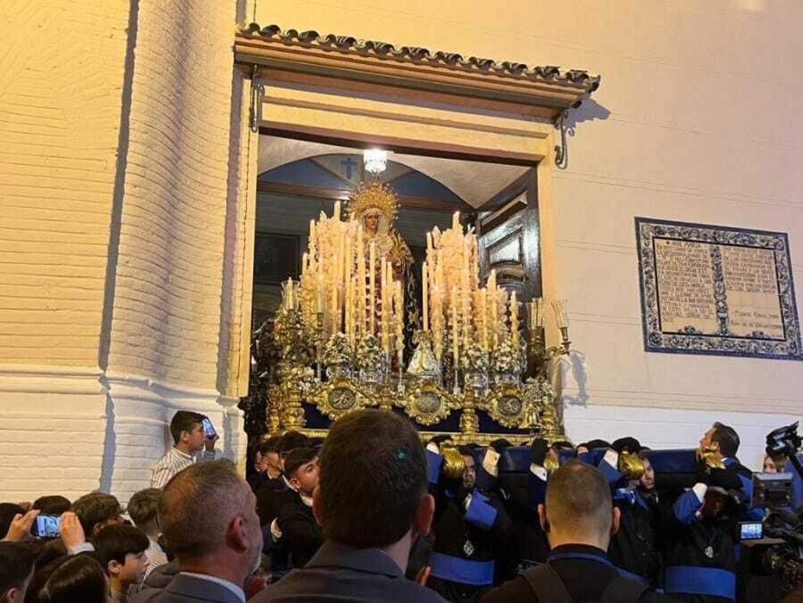 La Virgen de la Guía este Sábado de Pasión.