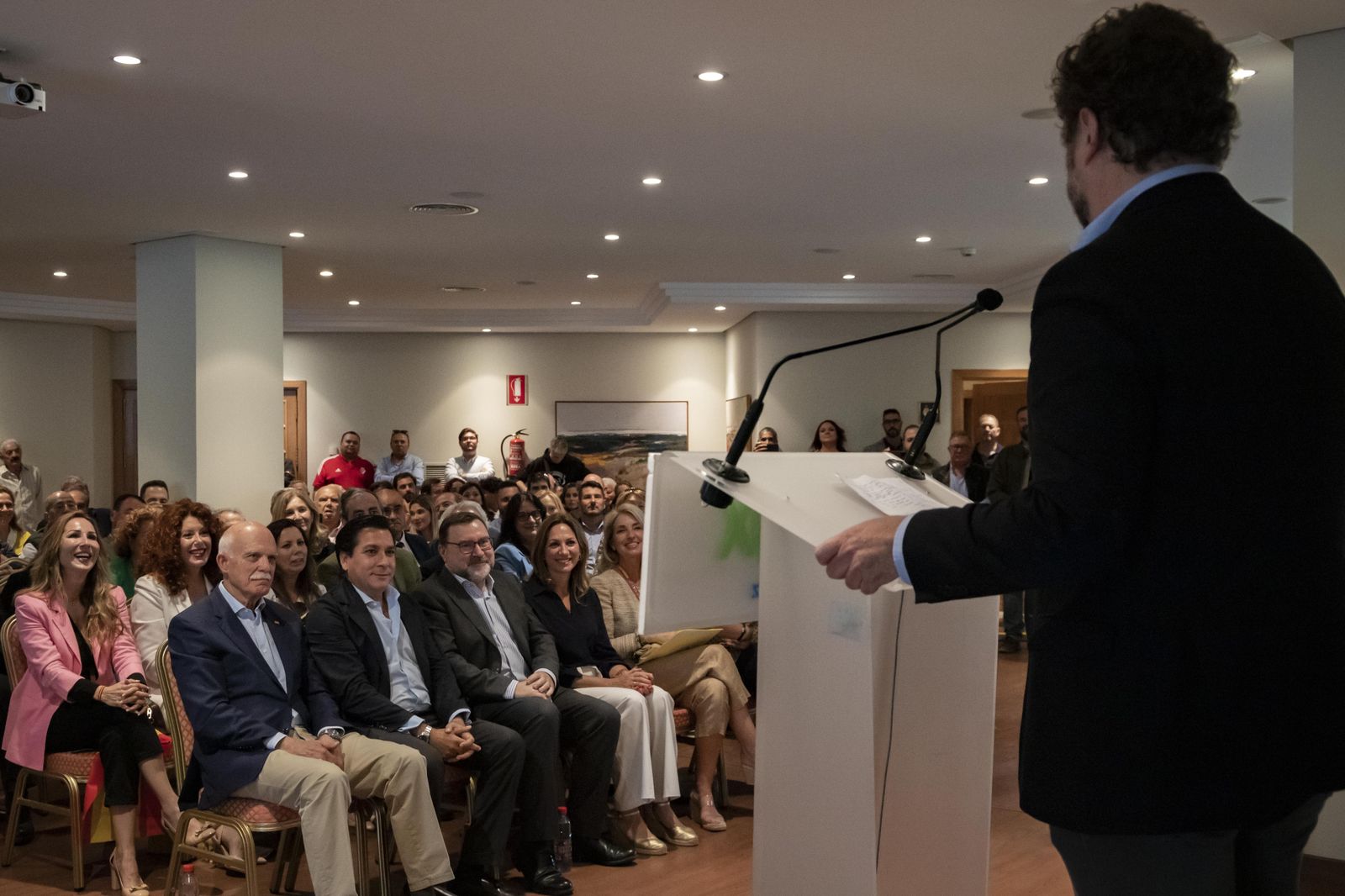 Espinosa de los Monteros, en un mitin de Vox en Jerez