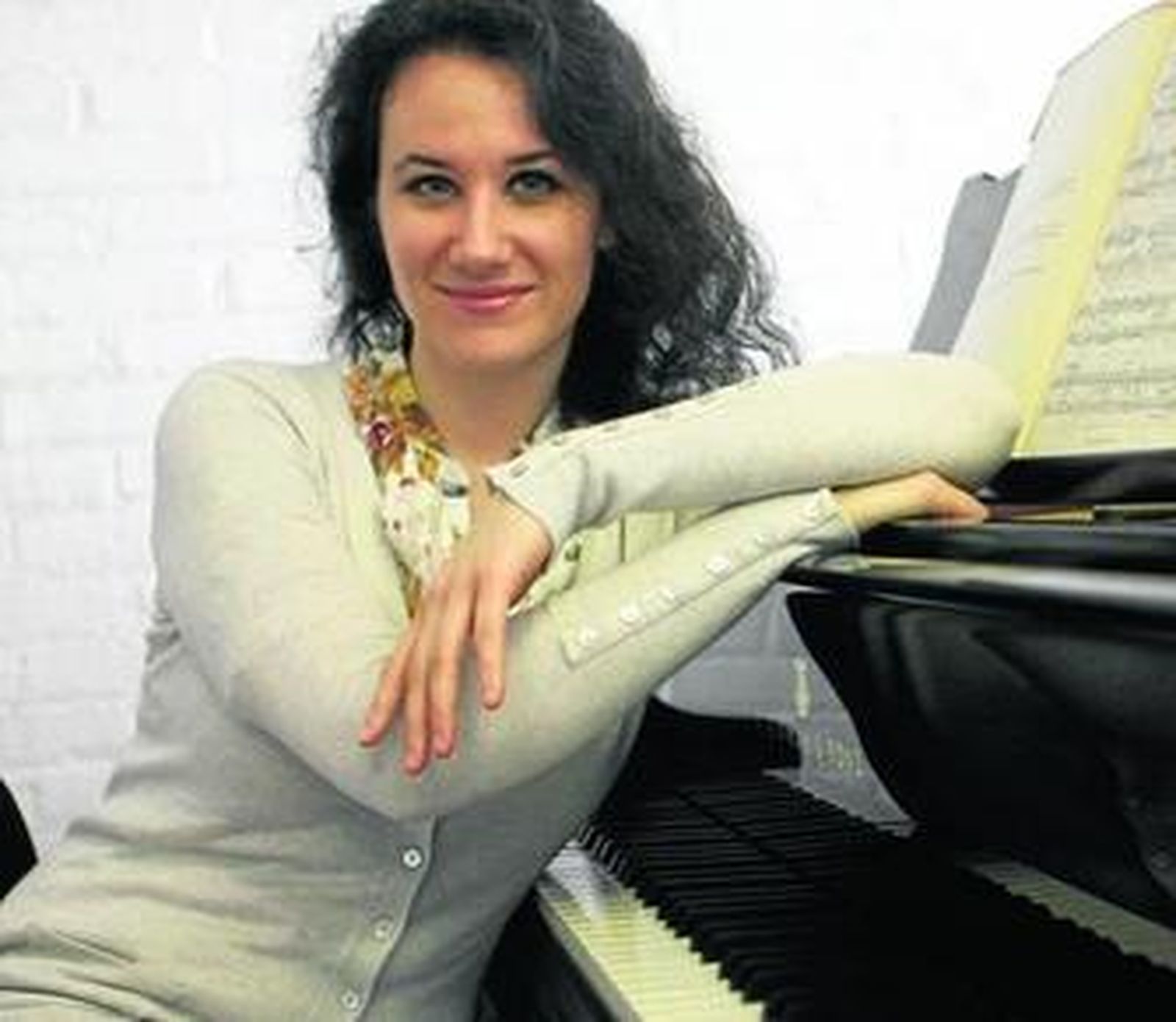 Martina Filjak, ayer, en el Auditorio Manuel de Falla.