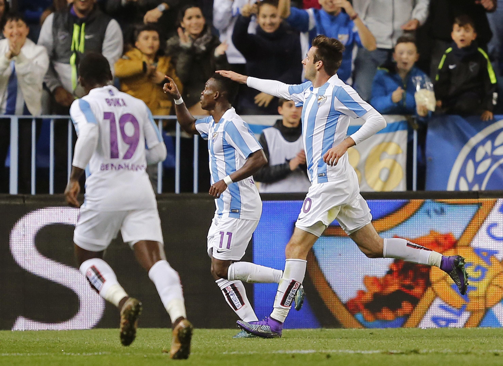 La etapa de Christian Atsu en el Málaga CF, en imágenes