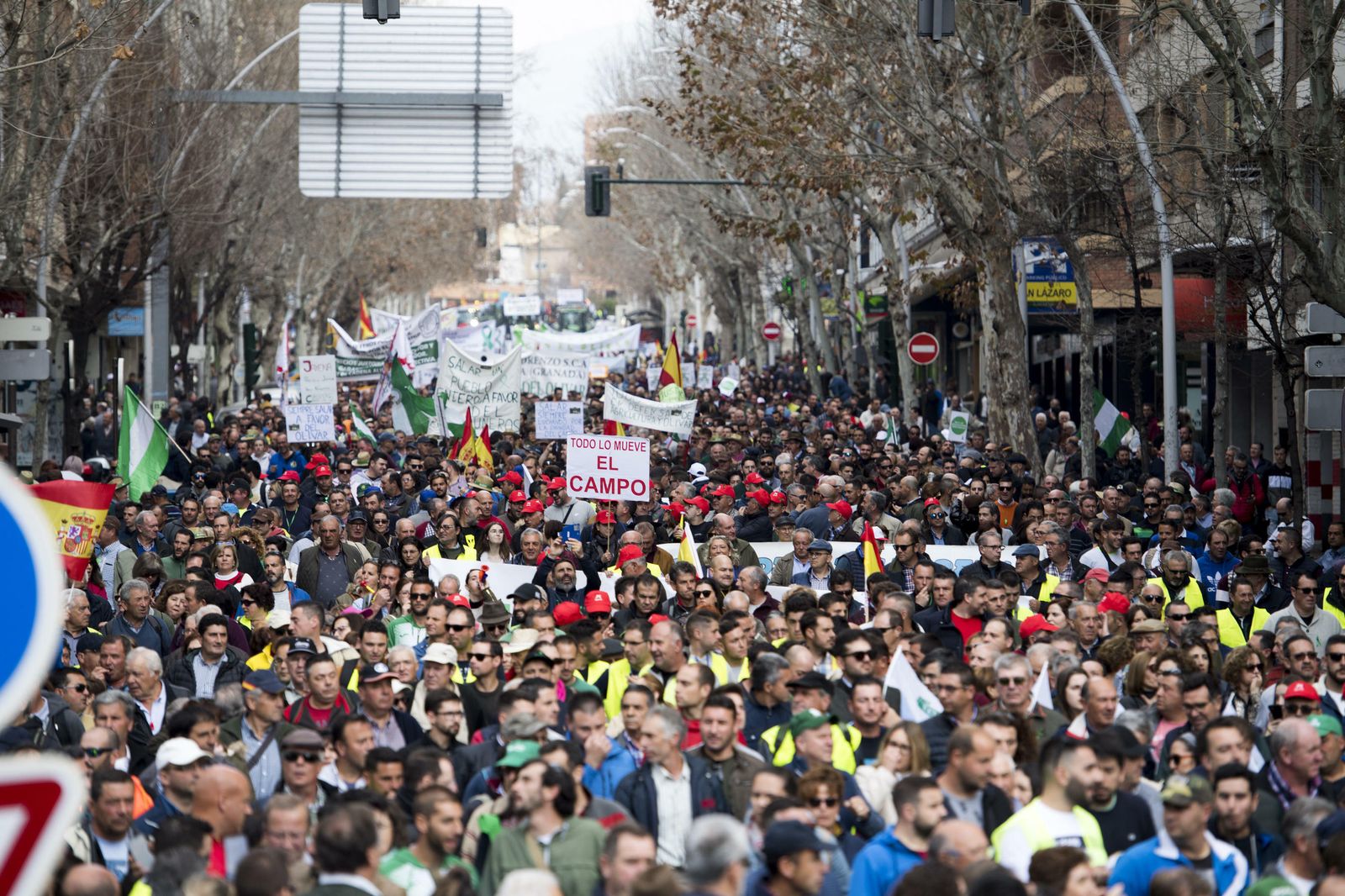 Curiosidades: las mejores fotos de la manifestación del campo en Granada