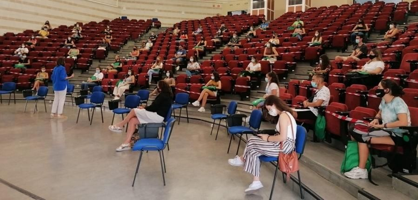Alumnos de la UCO en un aula del Campus de Rabanales.