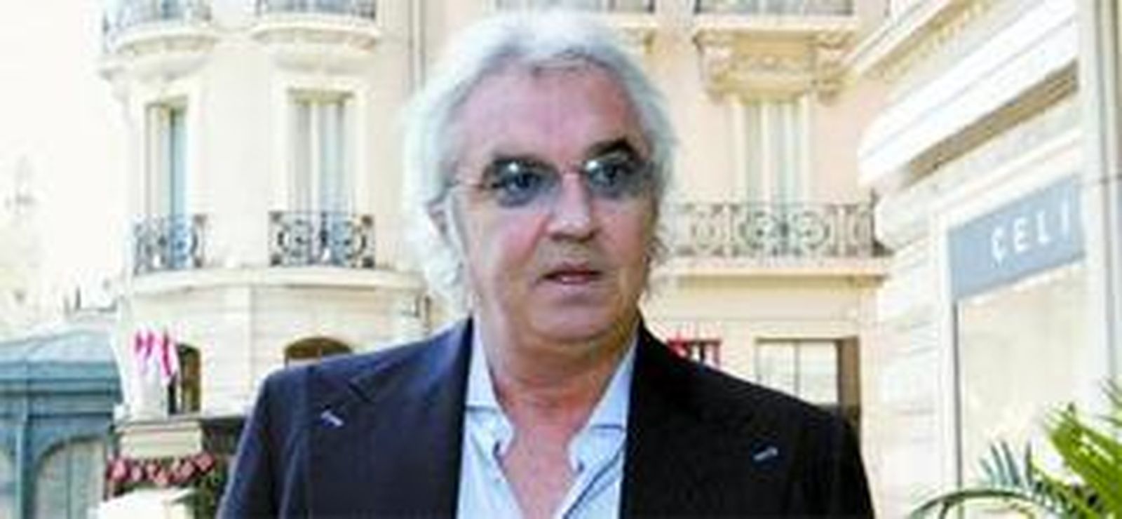 Flavio Briatore, a su llegada a la sede de la FIA.