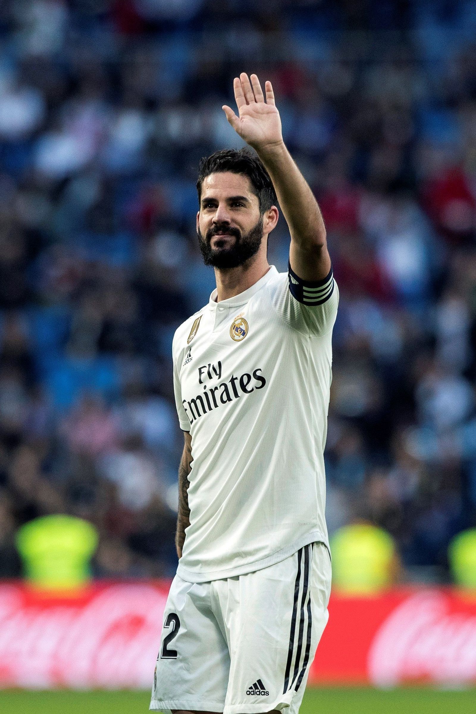 Isco festeja uno de sus tantos.