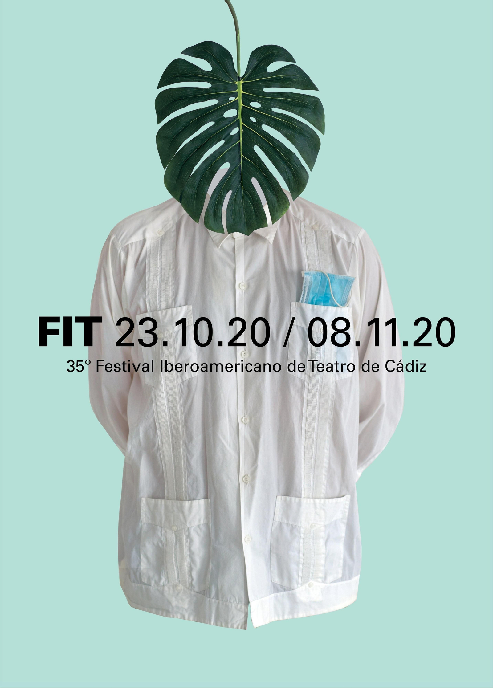 Detalle del cartel anunciador del FIT 2020, obra de Loren Roldán.