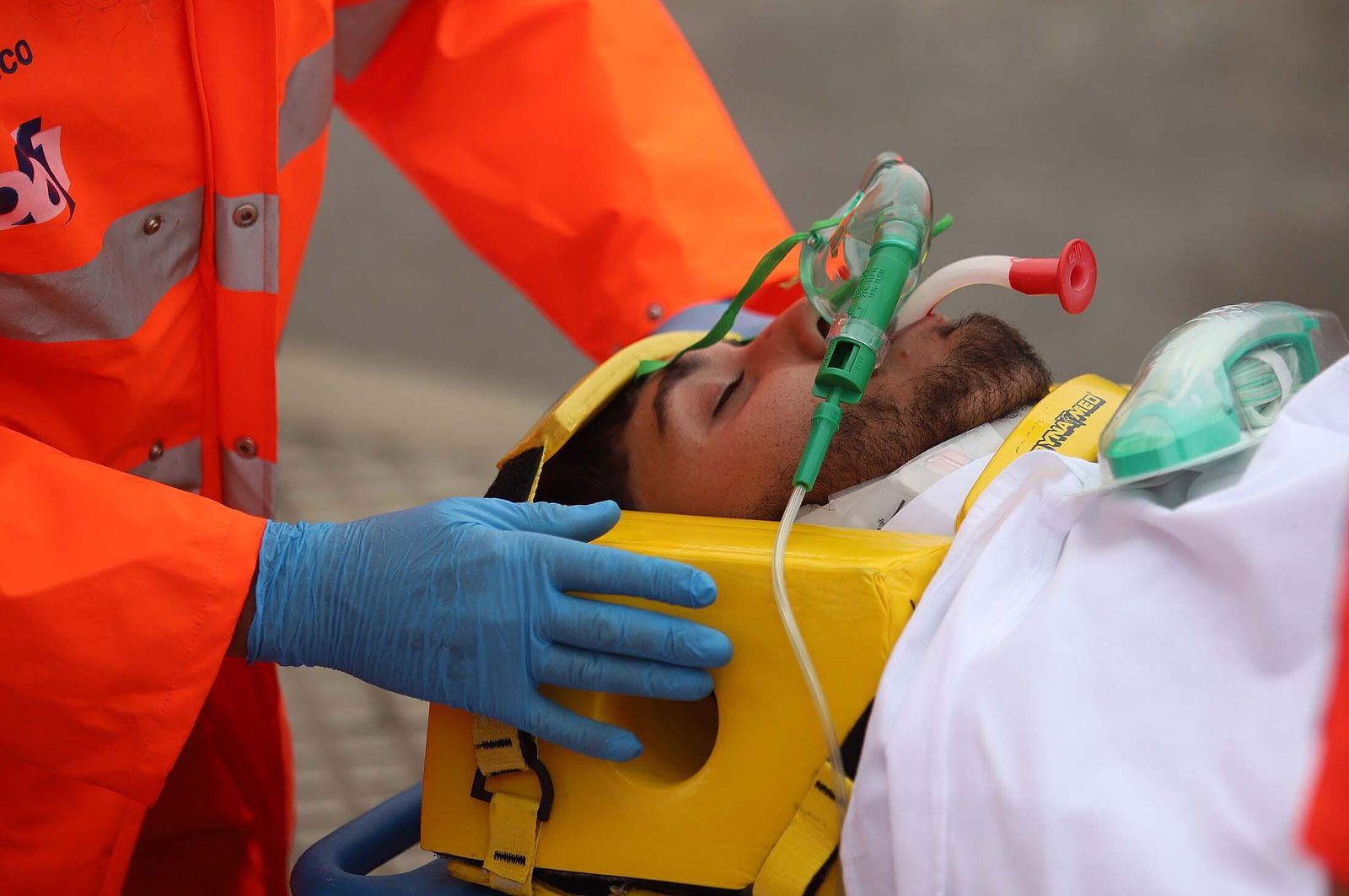 Simulacro de accidente en el Puerto de Huelva dentro del ejercicio regional RespuestA22, en imágenes