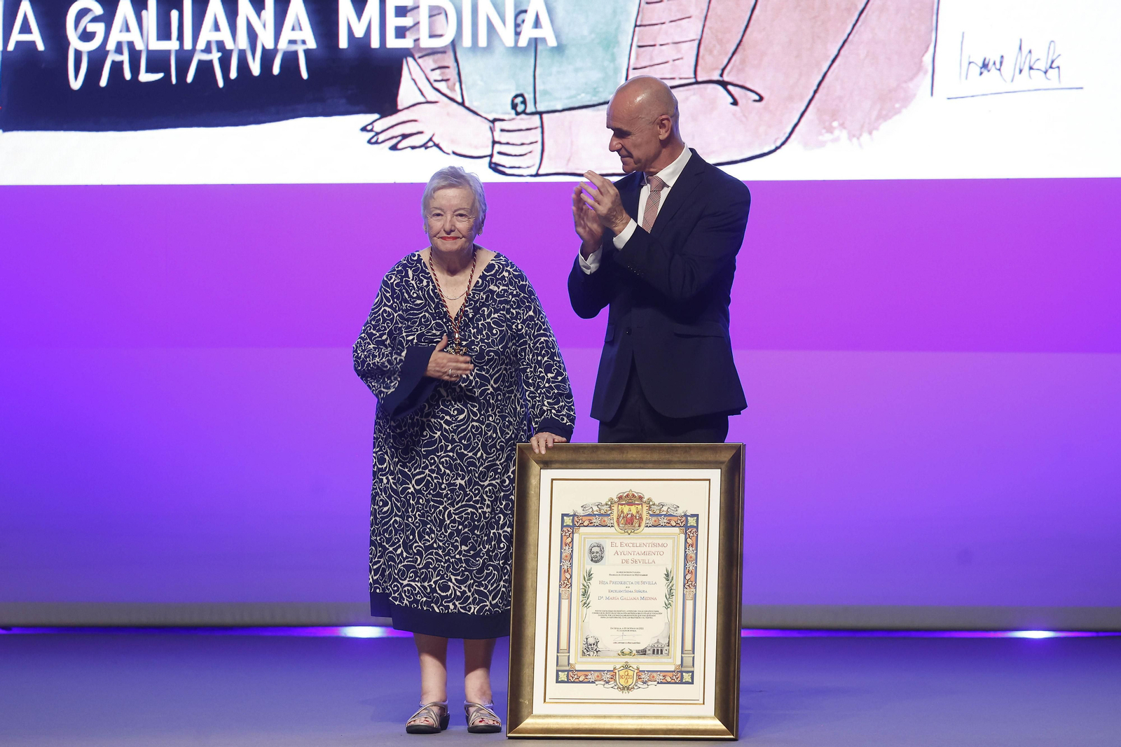 Las imágenes de la entrega de las medallas de la ciudad