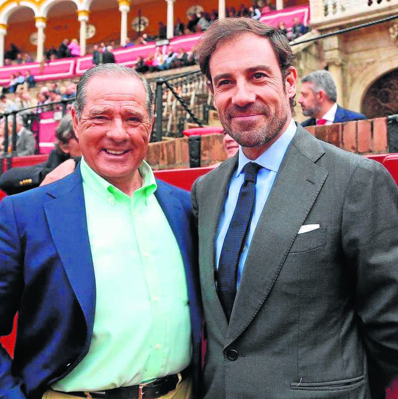 Paco Ojeda y Miguel Báez el 'Litri'.