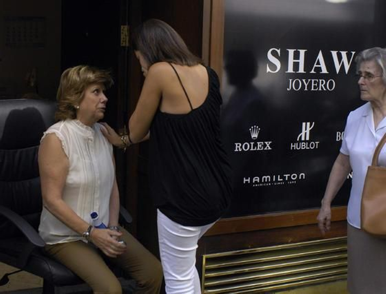 Las víctimas se mostraron nerviosas tras el suceso.

Foto: Manuel Gómez