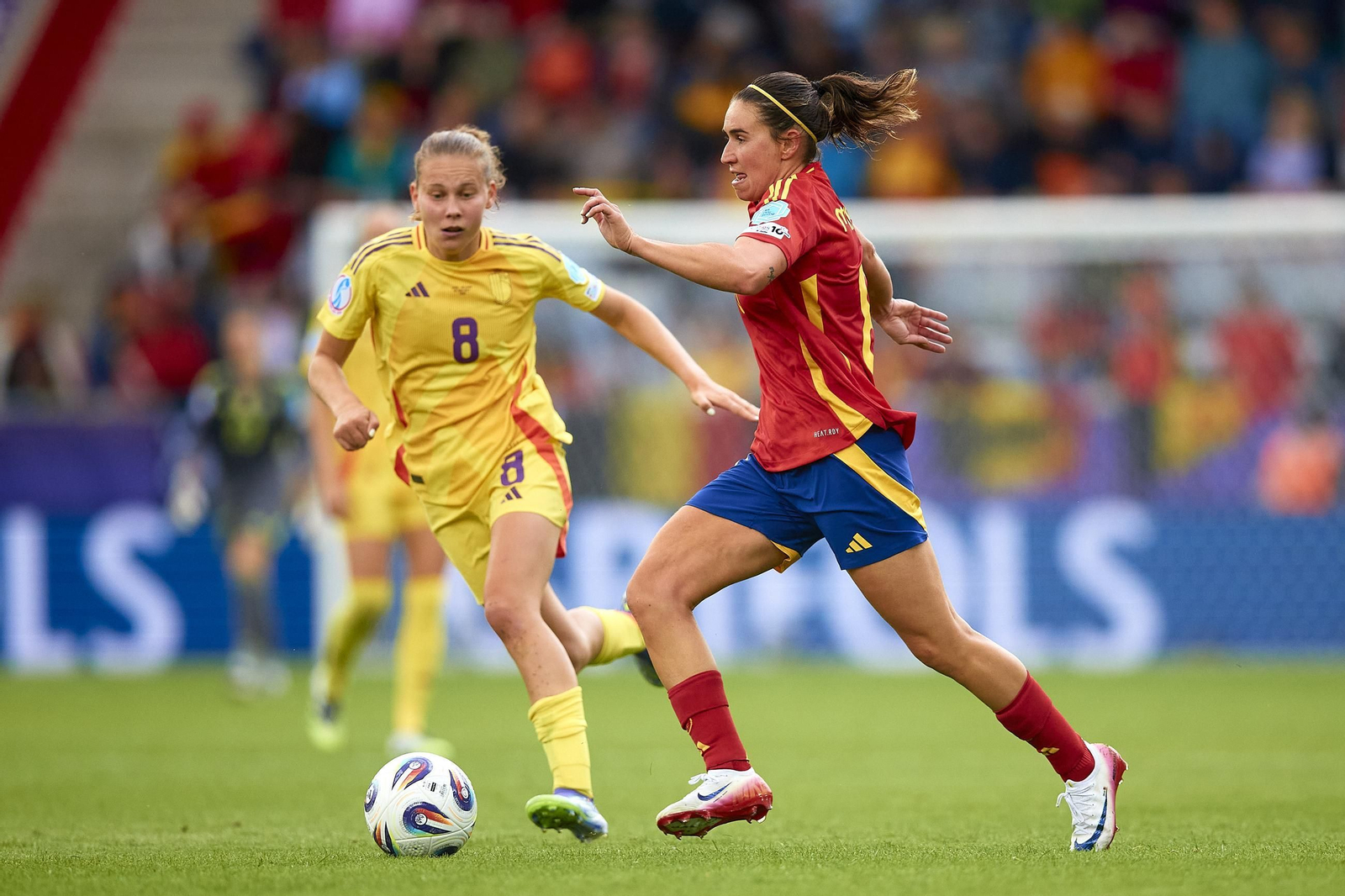 Las fotos de la goleada de España sobre Bélgica en la Eurocopa femenina