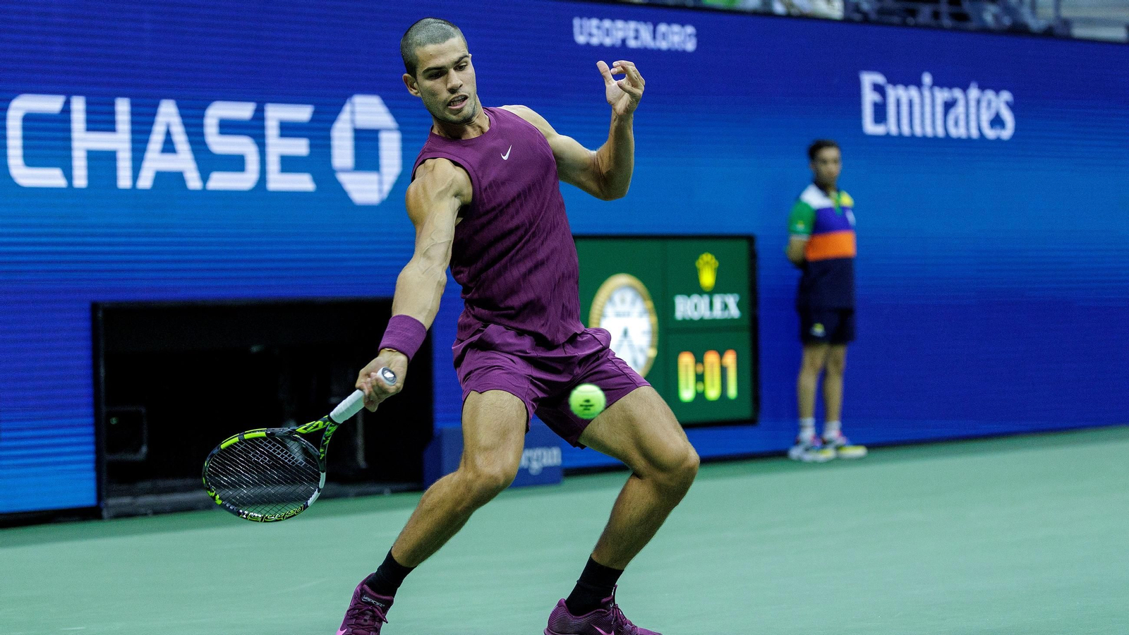 Carlos Alcaraz disputa la segunda ronda el US Open contra Mattia Belluci