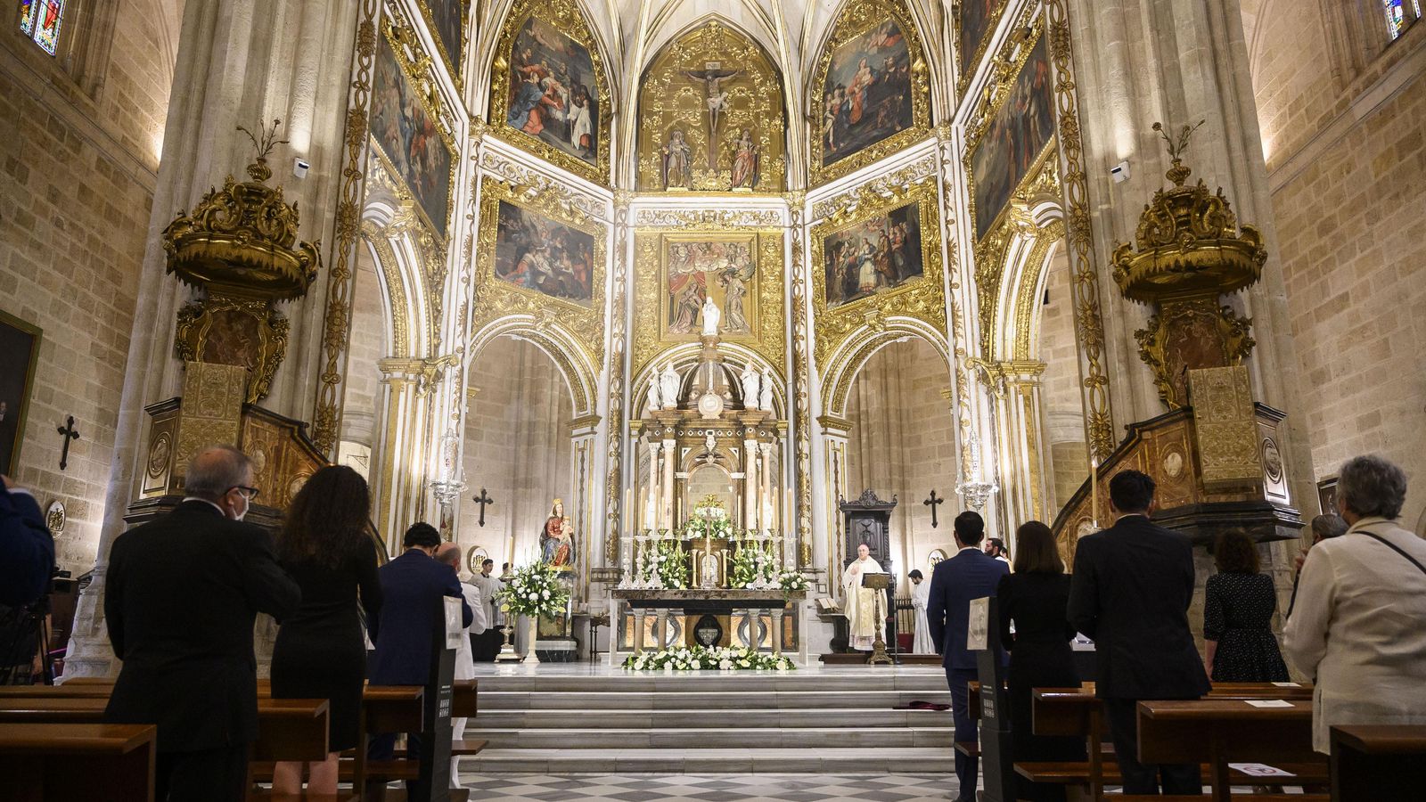 Celebración del Corpus en la Catedral, el pasado domingo.