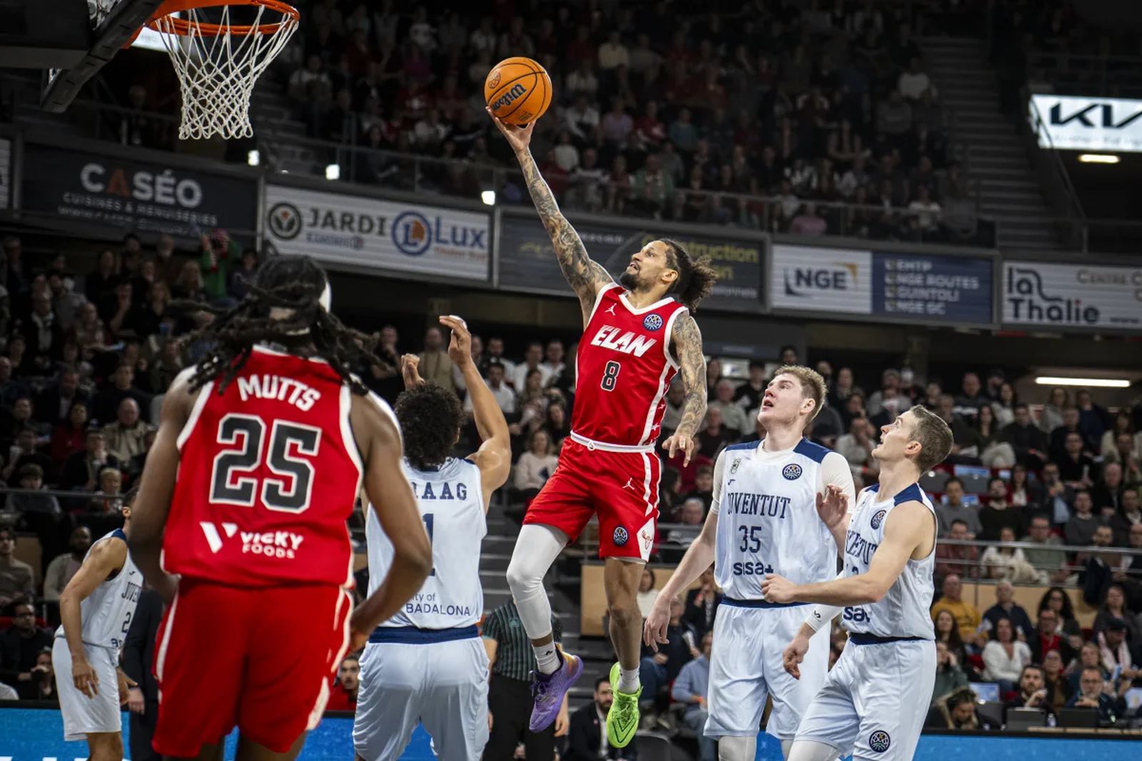BCL: El Chalon vence al Joventut (84-77) y pone ardiendo el grupo del Unicaja