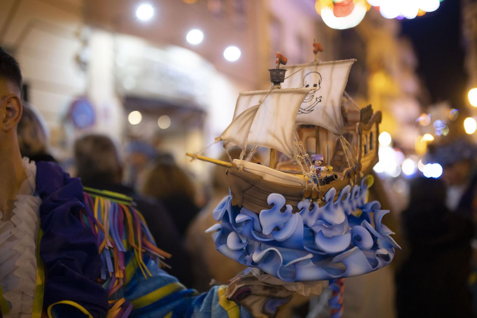Imágenes del ambiente en el cuarto día del concurso de agrupaciones del Carnaval Colombino