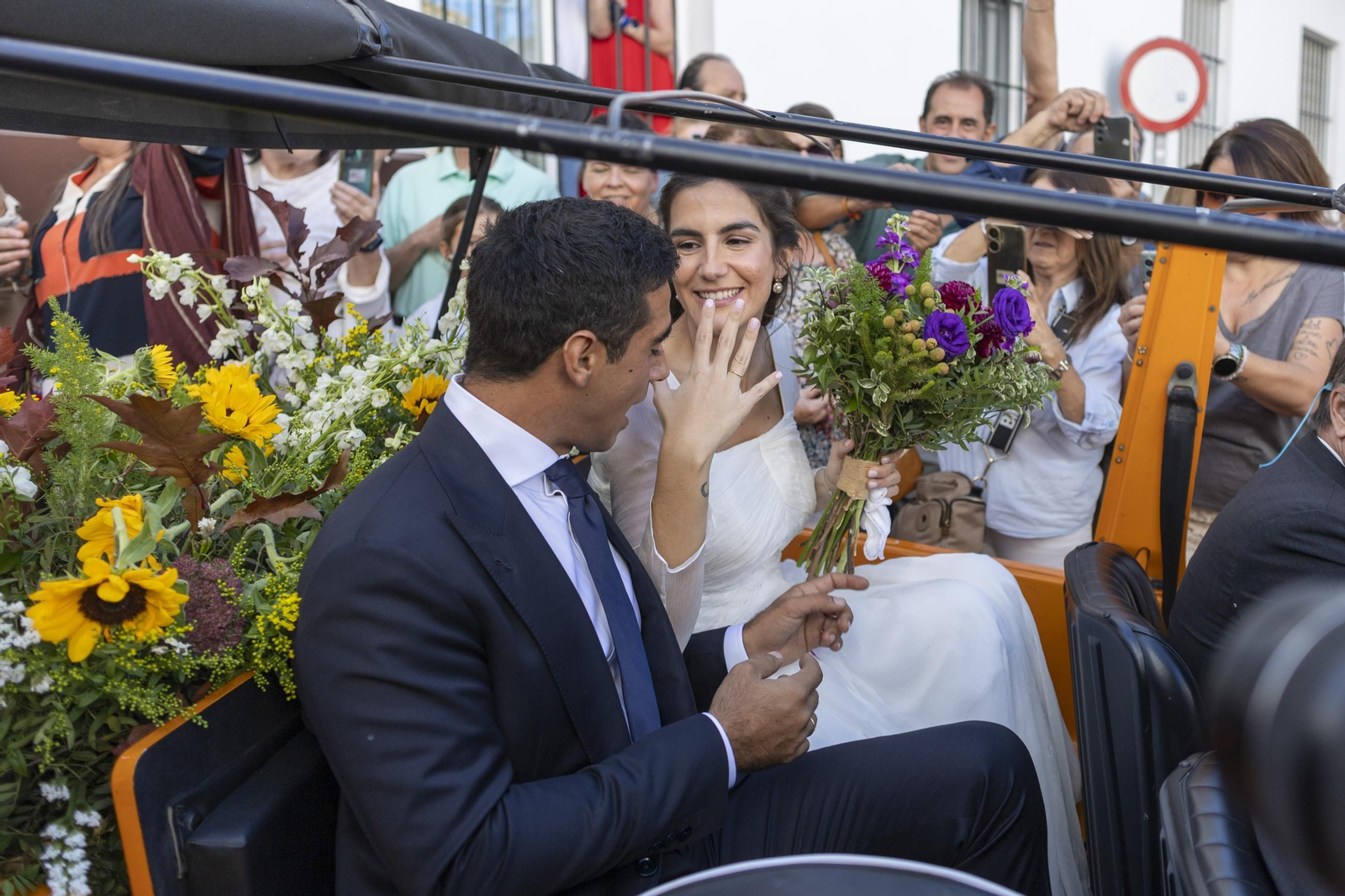 Imágenes de la boda de Alberto Herrera y Blanca Llandres en Sanlúcar