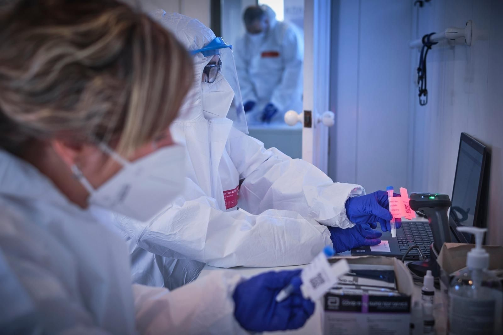 Pruebas del cribado realizado en Cádiz capital.