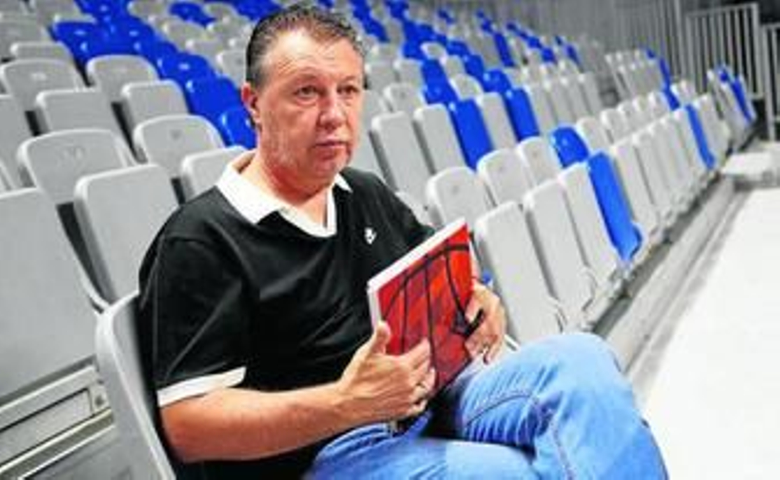 El eleccionador brasileño, en un entrenamiento celebrado en el Carpena esta semana.