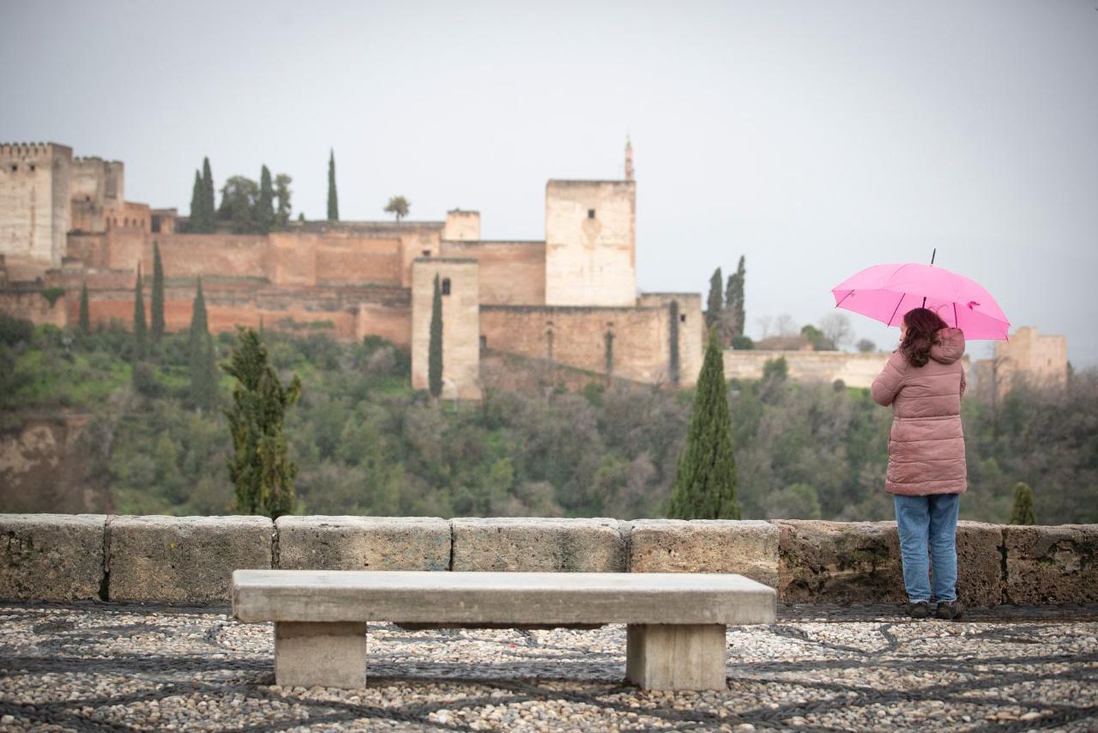 Kristin 'vacía' Granada: las imágenes del paso de la borrasca por la ciudad
