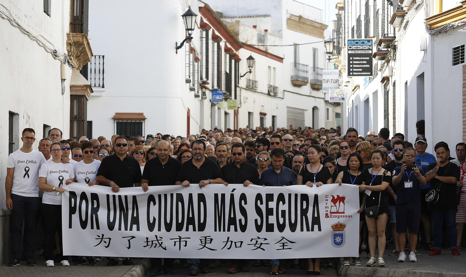 Manifestación en Carmona para exigir más seguridad