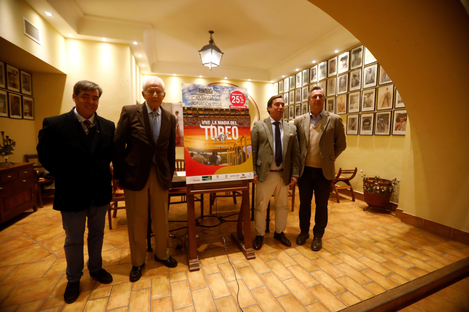 Presentación de la campaña de abonos para la Feria Taurina de Córdoba 2024.