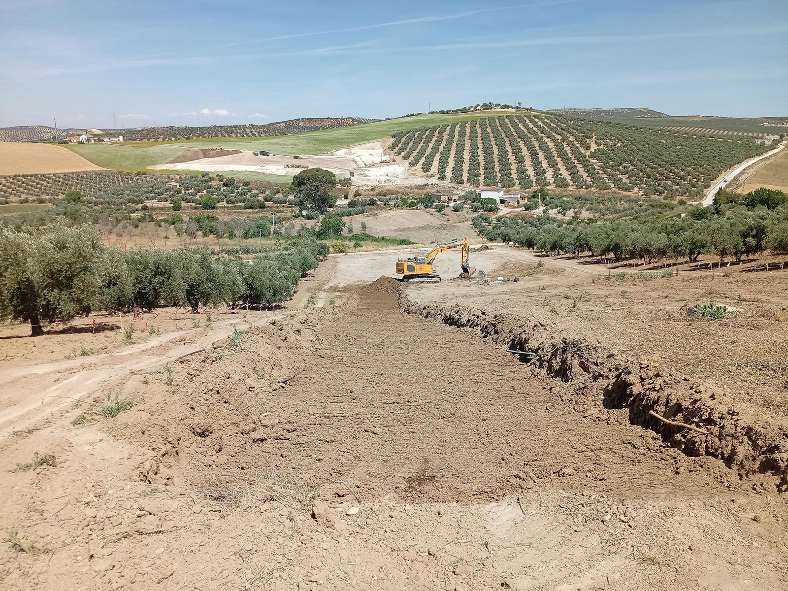 Así van las obras del tramo A-92 de la Variante de Loja, del AVE de Granada