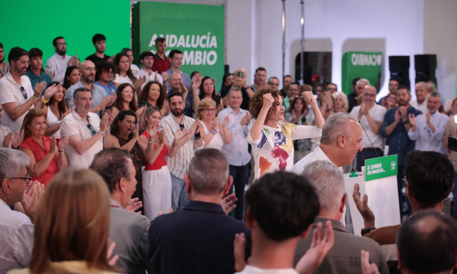 María Jesús Montero presenta en Jerez su candidatura a la Junta de Andalucía
