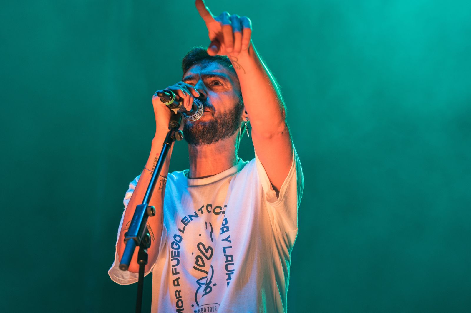 Raúle, en concierto en el Bahía Sound de San Fernando