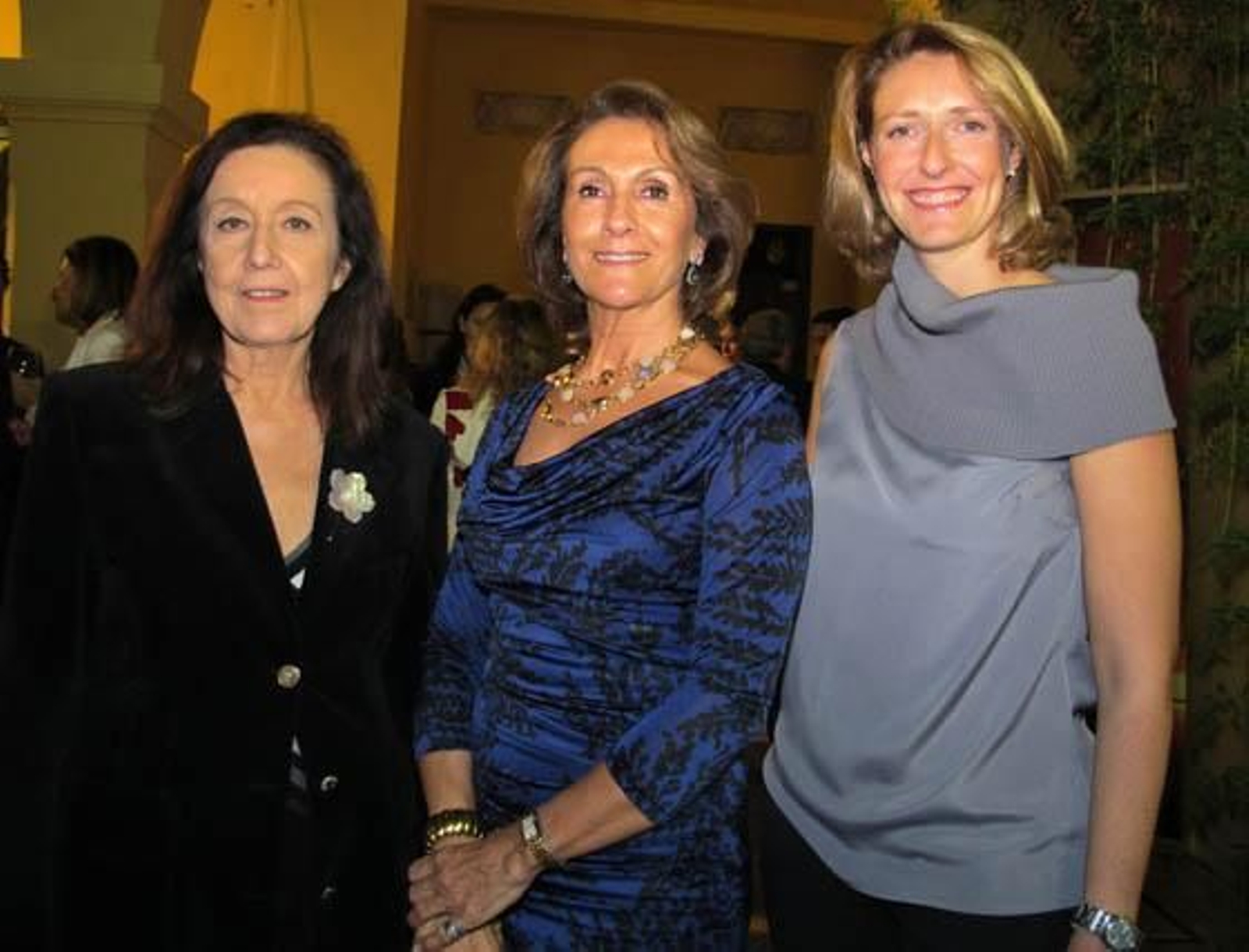 Clelia Muchetti, Lucía León y la princesa Luisa de Orléans e Bragança.

Foto: Victoria Ramírez