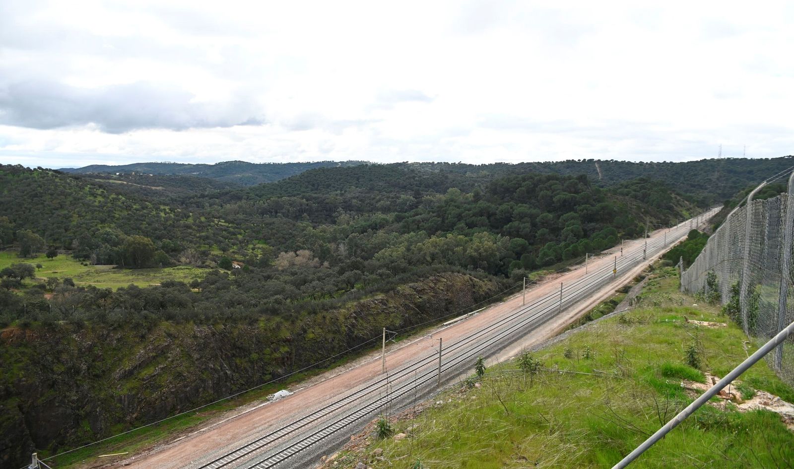 Los trenes vuelven a Adamuz un mes después de la tragedia, en imágenes