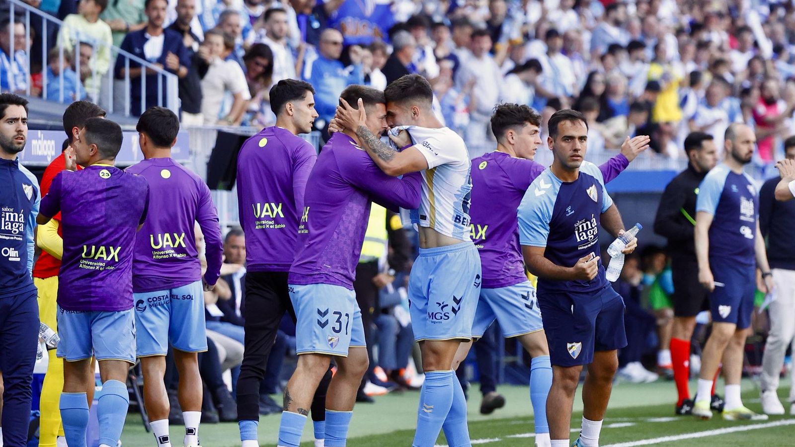 Las fotos del Málaga CF-CD Castellón