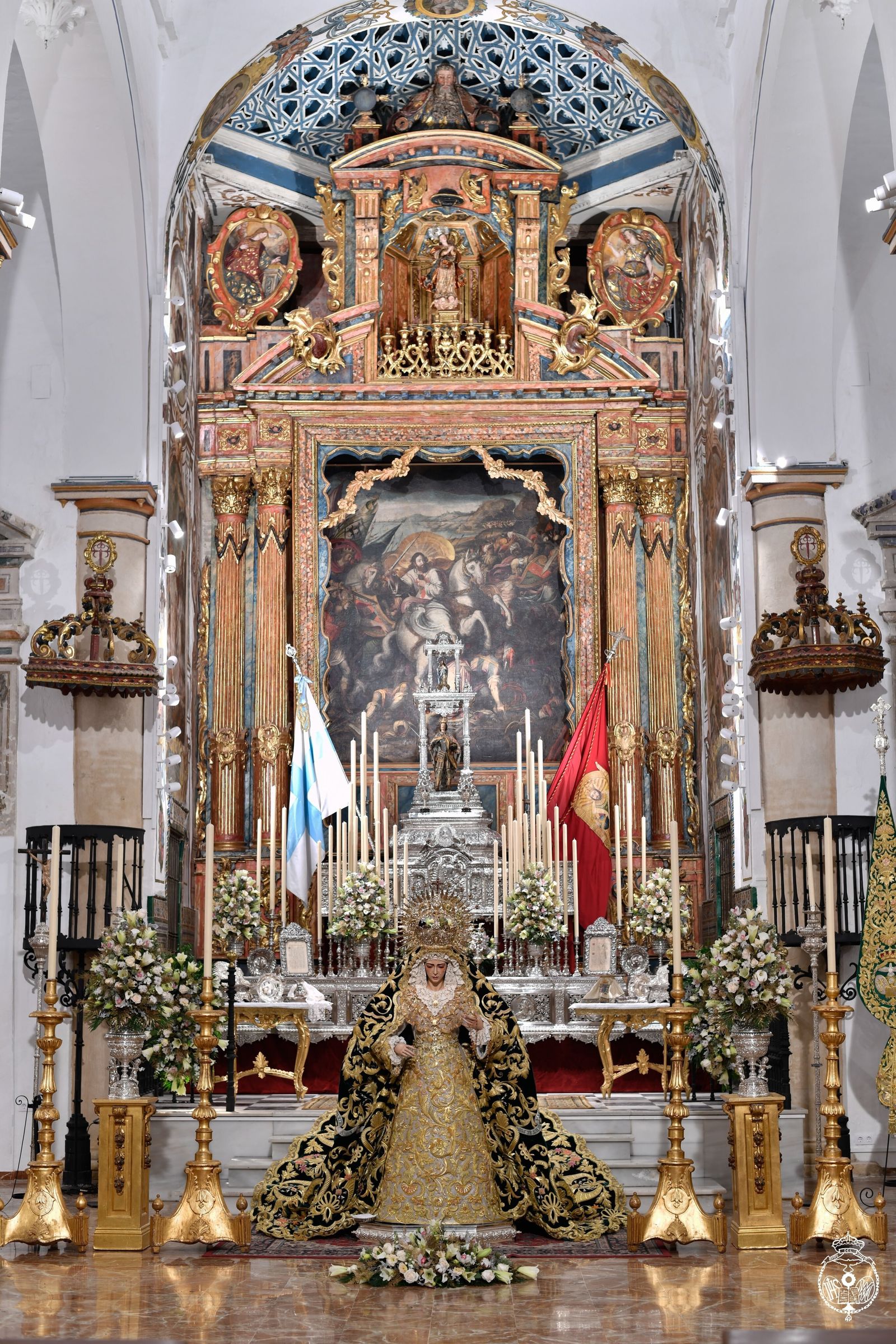 La Virgen del Rocío, en su besamanos
